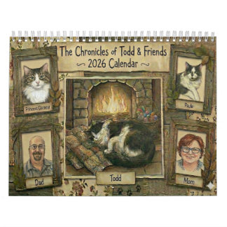 The Chronicles of Todd & Friends 2026 Calendar Kalender