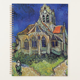 The Church at Auvers 1890 by Vincent van Gogh Planner