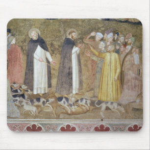 The Church Militant and Triumphant, detail van de Muismat