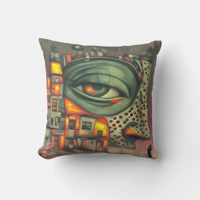 The City Sleeps Kussen (Voorkant)