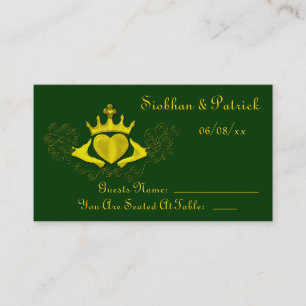 The Claddagh (Gold) (bruiloft) Plaatskaartje