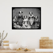 The Clark Sisters Daguerreotype 1845 Poster (Keuken)