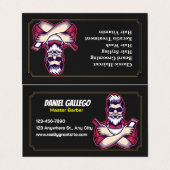 The Classic Cut Barber Visitekaartjes (Buitenkant ongevouwen)