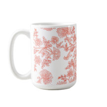 The Classic Toile Floral Coffee Mug