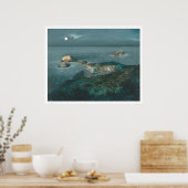 The Cliff House and Seal Rocks (1157) Poster (Keuken)