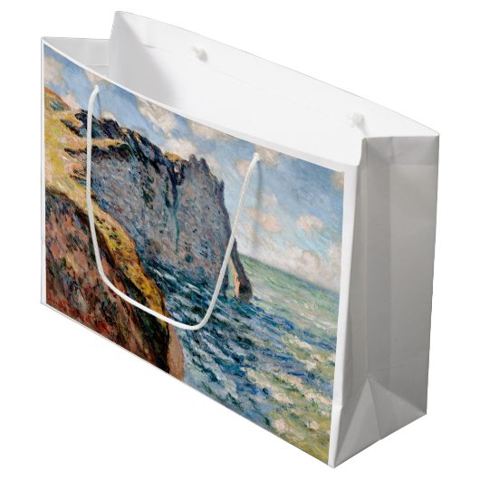 The Cliff of Aval, Monet Groot Cadeauzakje (Voorkant Gekanteld)