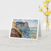 The Cliff of Aval, Monet Kaart (Gele Bloem)