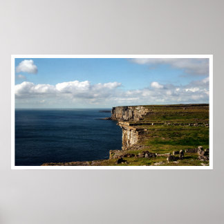 The Cliffs of Dun Aengus Poster