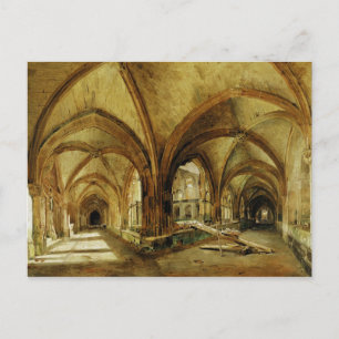 The Cloisters of St. Wandrille, c.1825-30 Briefkaart