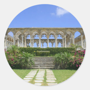 The Cloisters, Paradise Island, Bahama's Ronde Sticker
