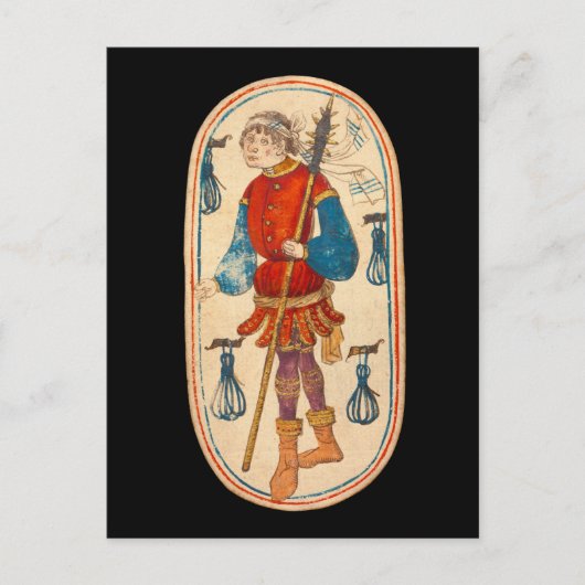 The Cloisters Speelkaarten No4 Feestdagenkaart (Voorkant)