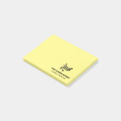 The Clopen Effect - Black Logo Post-it Notes (Schuin)