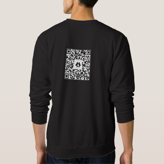 The Clopen Effect QR code  Sweatshirt (Dos)