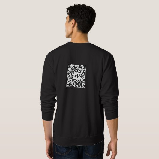 The Clopen Effect QR code  Sweatshirt (Dos entier)