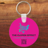 The Clopen Effect Sleutelhanger (Achterkant)
