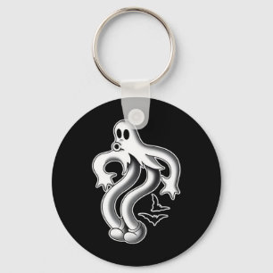 The Clown Ghost Spooky Bats Sleutelhanger