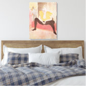 The Clowness Cha-U-Kao Seated, 1896 Canvas Afdruk (Insitu (Slaapkamer))