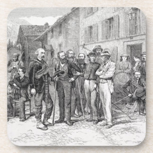 The Club Room of Zermatt in 1864, uit 'The Ascent' Onderzetter