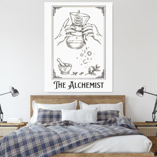 The Coffee Alchemist Canvas Afdruk (Insitu (Slaapkamer))
