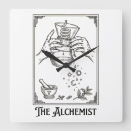 The Coffee Alchemist Vierkante Klok