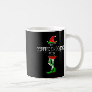 The Coffee Drink Elf Family Matching Xmas Funny Koffiemok