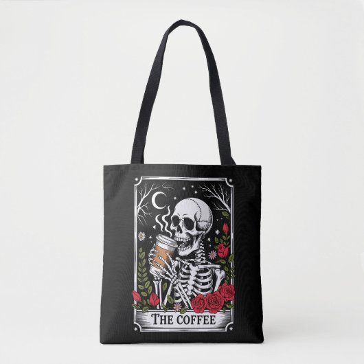 The Coffee Witchy Vibes Tote Bag – Magical Goth  (Devant)