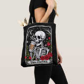 The Coffee Witchy Vibes Tote Bag – Magical Goth  (De près)