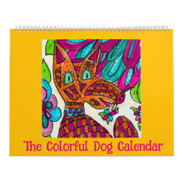 The Colorful Dog Calendar Kalender
