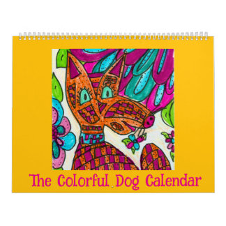 The Colorful Dog Calendar Kalender