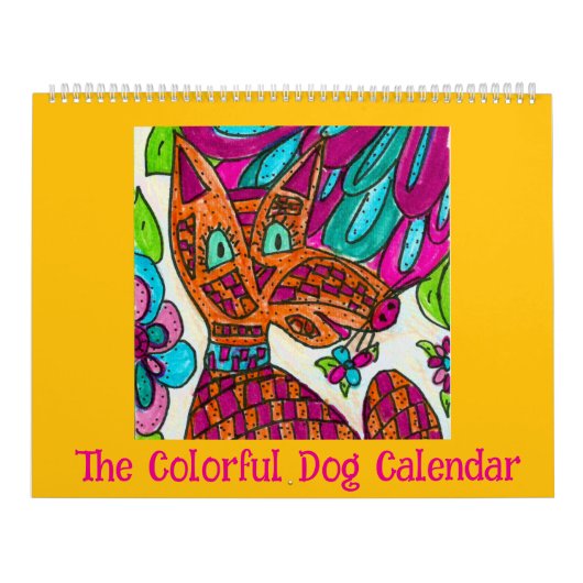 The Colorful Dog Calendar Kalender (Hoes)