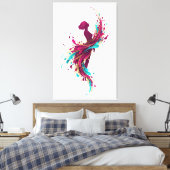 The Colors Within Canvas Afdruk (Insitu (Slaapkamer))