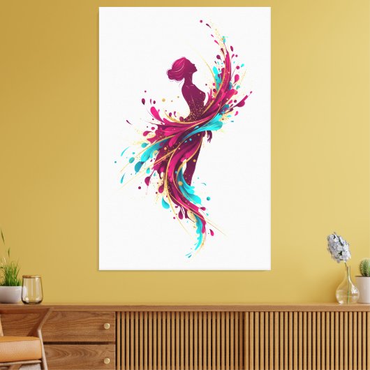 The Colors Within Canvas Afdruk (Insitu (Woonkamer))