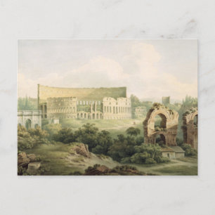 The Colosseum, Rome, 1802 (m/c over grafiet op twe Briefkaart
