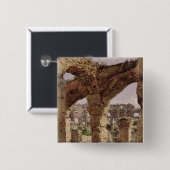The Colosseum, Rome, 1835 Vierkante Button 5,1 Cm (Voorkant /achterkant)