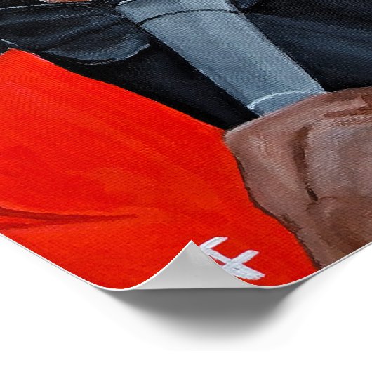 The Comedian Painting by Alfred Fox Poster (Hoek)