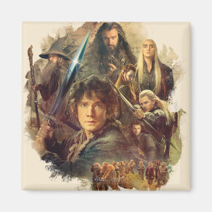The Company and Elves of Mirkwood Magneet