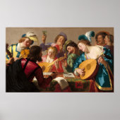 The Concert - Gerrit van Honthorst Fine Art Poster (Devant)