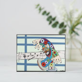 "The Conductor" van Ruchell Alexander Briefkaart (Staand voorkant)