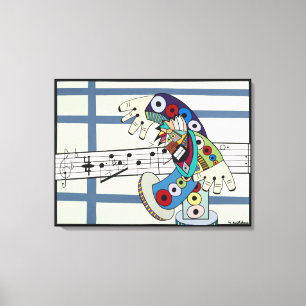 "The Conductor" van Ruchell Alexander Canvas Afdruk