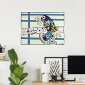 "The Conductor" van Ruchell Alexander Poster (Thuiskantoor)