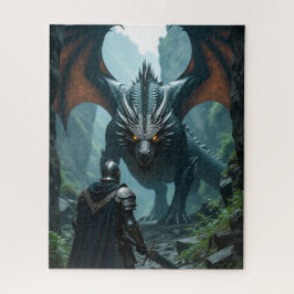 The Confrontation knight vs dragon Legpuzzel