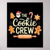 The Cookie Crew Christmas Baking Cookie Lover Poster (Voorkant)