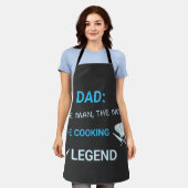 The Cooking Legend – BBQ & Chef Dad Schort (Gedragen)