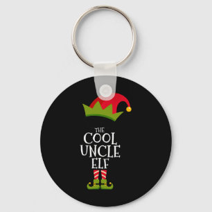 The Cool Uncle Elf Matching Family Group Gift Chri Sleutelhanger