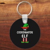 The Coordinator Elf Matching Family Christmas  Sleutelhanger (Voorkant)