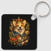 The Corgi King Sleutelhanger (Achterkant)