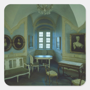 The Cosel Room, Burg Stolpen, c.1100 Vierkante Sticker