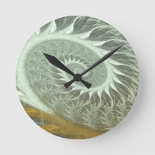 The Cosmic Spiral - Sacred Geometry Golden Spiral Ronde Klok