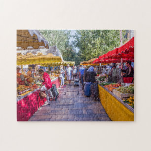 The Cours Lafayette Market, Place Louis Blanc Legpuzzel