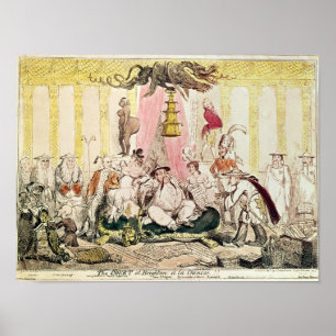 The Court in Brighton a la Chinese, 1816 Poster